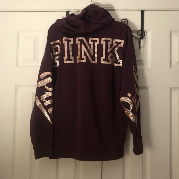 maroon and gold hoodie